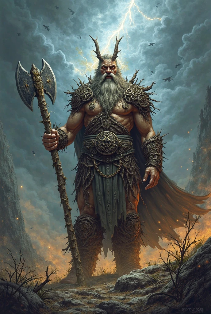 <lora:CulturePunkAI_3:.9> vikingpunkai sorcerer Highly detailed, amazing, Impressive lighting, vibrant colors, Ultra Realistic, High quality, Highly detailed, trending on artstation, intricate detailed background <lora:xl_more_art-full_v1:0.9>