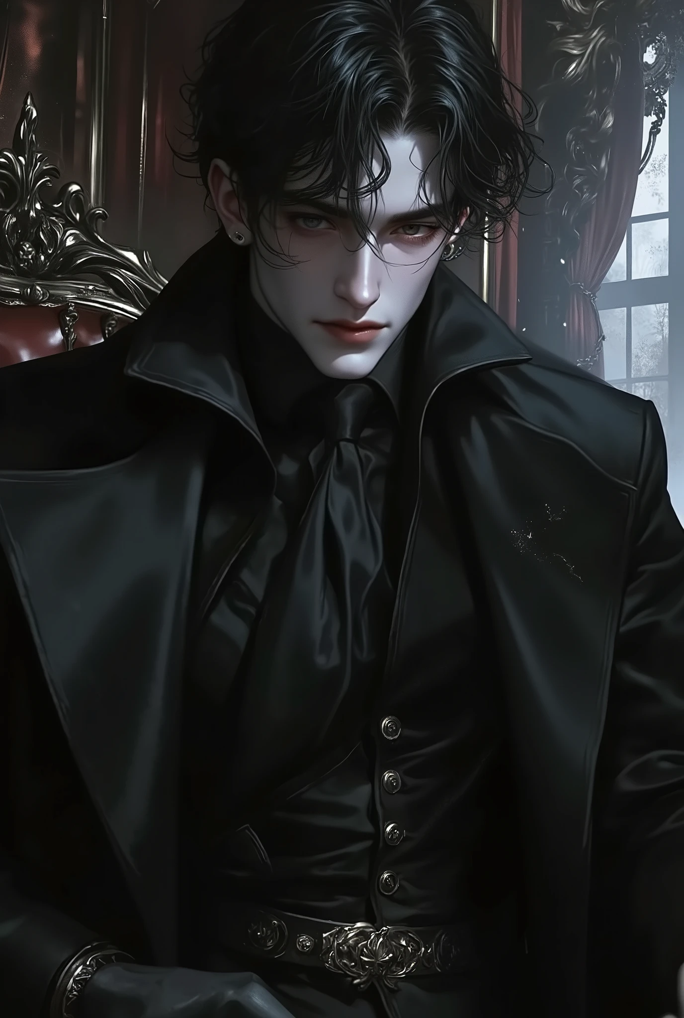 Brooding and elegant
Royal court intrigue
Gothic romanticism
Dark academia fantasy
Silent power
Melancholy beauty