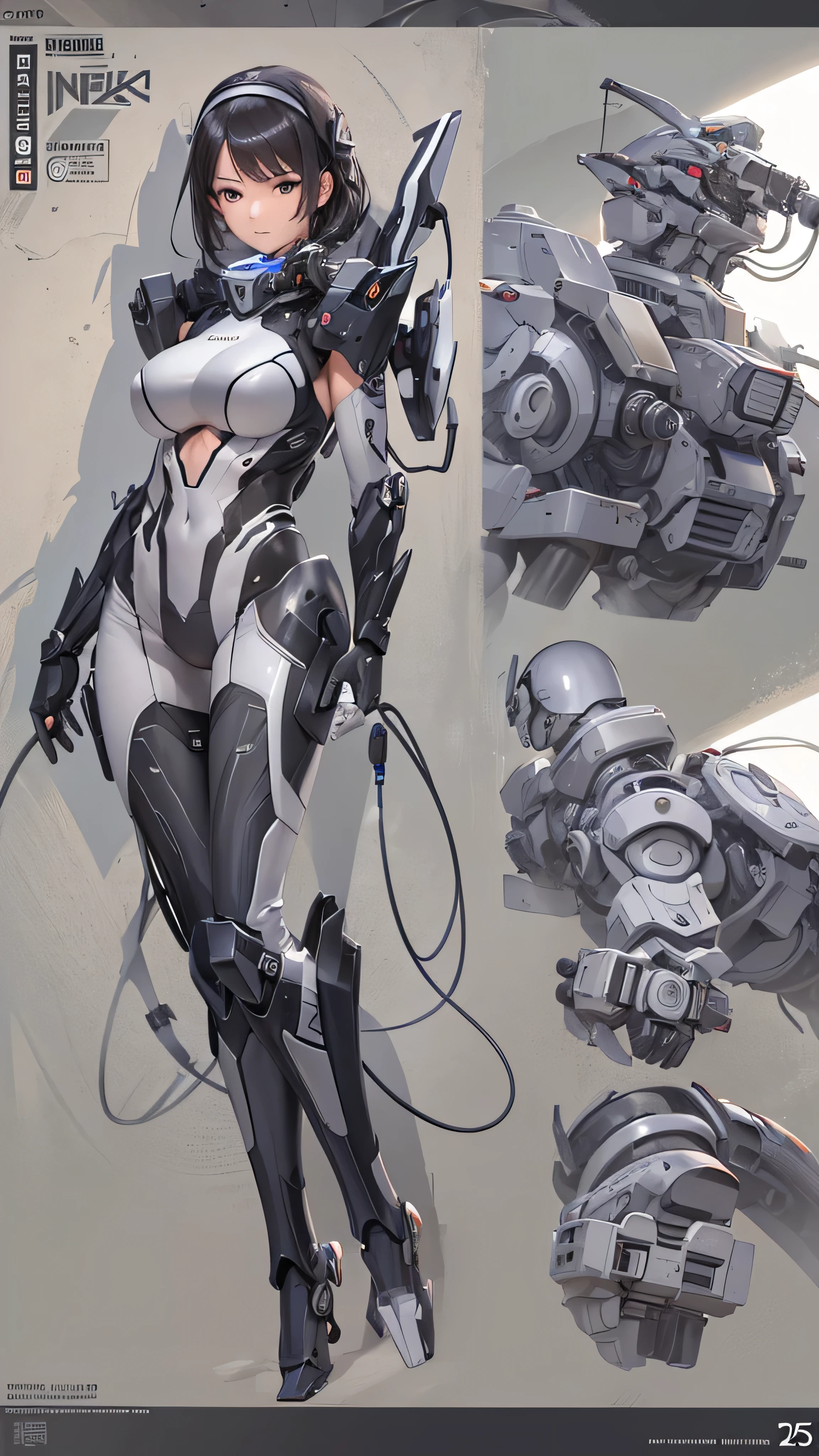 Outdoors, (( upper body)), ((( wearing gray black nano-suits)))+++, ([ wide hips:0.7, big breasts:0.8, Perfect Slender Girl's Body ) ,Perfectly glossy skin , A 25-year-old mature girl , , Vivid, ( Masterpiece:1.2),( extremely detailed),(8k:1.1),( perfect lighting, top quality, Hi-Res, original),( Realistic Pictures:1.4) ,high detailed skin, shading face, Soft Lighting , (Small face),born, ultra Hi-Res, I can see my pores, , Sparkling__ glossy_skin, Asian Beauties, ( gorgeous and beautiful 20 year old asian woman), (( The most detailed slender body )), ( Asian idol , Asian Beauties, Asian mixed race), ( complicated, Machine Background ,spaceship Outdoorss background, Mecha Transport Parts :1.2), (dark foggy environment:1.1), (( Heavy Fog Environment :1.1)), (Battlefield Rear :1.2)