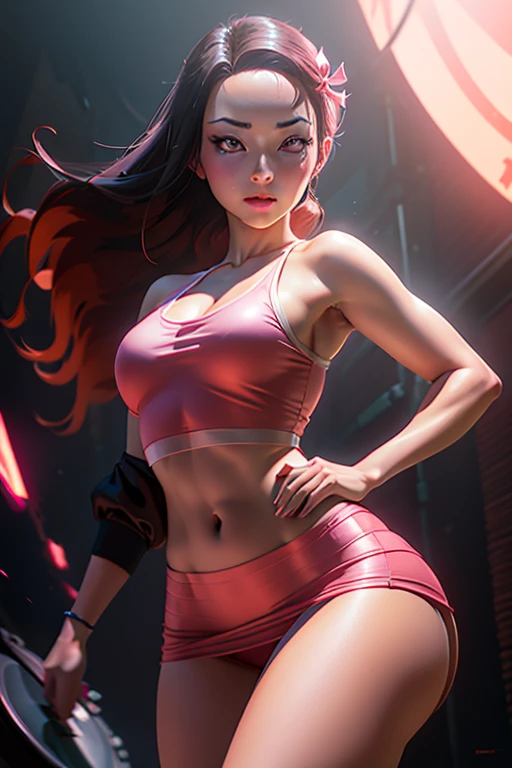 A beautiful uncommon cameltoe image can show a woman wearing tight leggings that barely hide her curves. Her bright red leggings are pulled so tight that the contours of her cameltoe stand out clearly. Bright dark red leggings create an attractive contrast against her tanned skin, accentuating the curves of her uniquely feminine features. The effect is beautiful, but unexpected and playful. --auto --s2