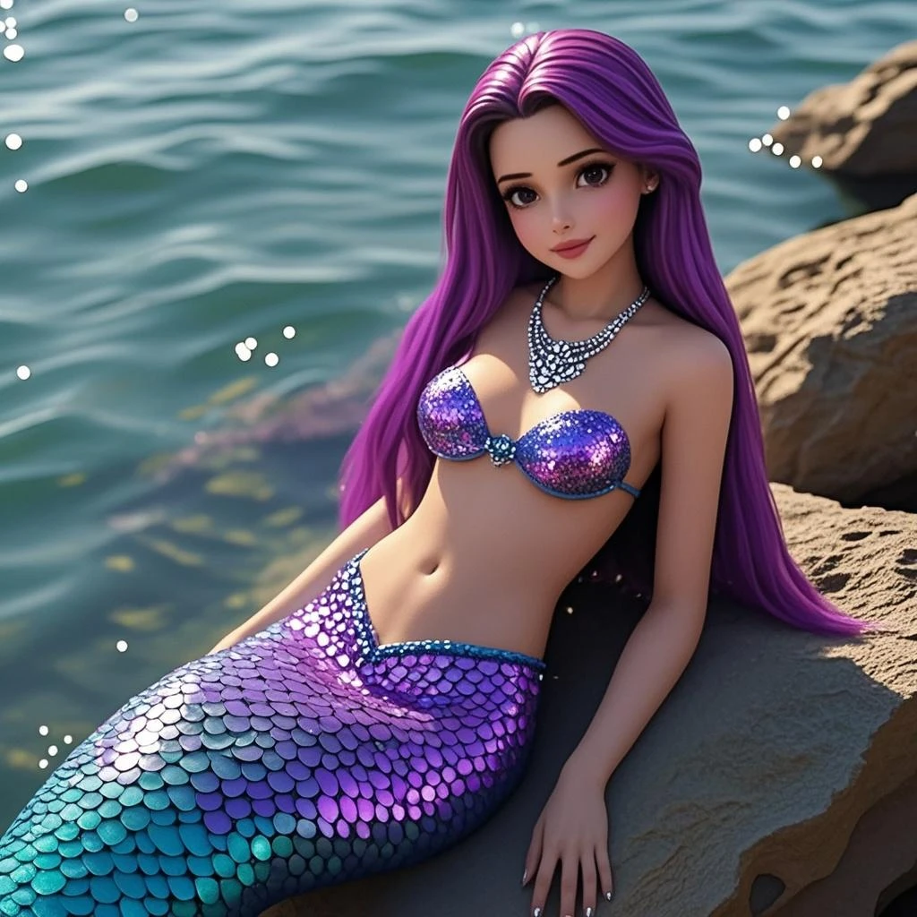 Look away。Turn away。Cool Beauty Mermaid Princess。Relax in a reclining chair with your legs stretched out。kimono。Big Breasts