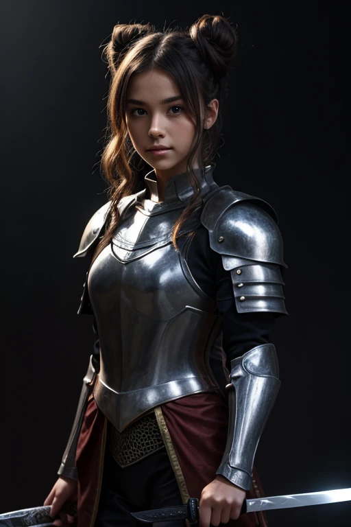 modelshoot style, (extremely detailed CG unity 8k wallpaper), full shot body photo of the most beautiful artwork in the world, medieval armor, professional majestic oil painting by Ed Blinkey, Atey Ghailan, Studio Ghibli, by Jeremy Mann, Greg Manchess, Antonio Moro, trending on ArtStation, trending on CGSociety, Intricate, High Detail, Sharp focus, dramatic, photorealistic painting art by midjourney and greg rutkowski