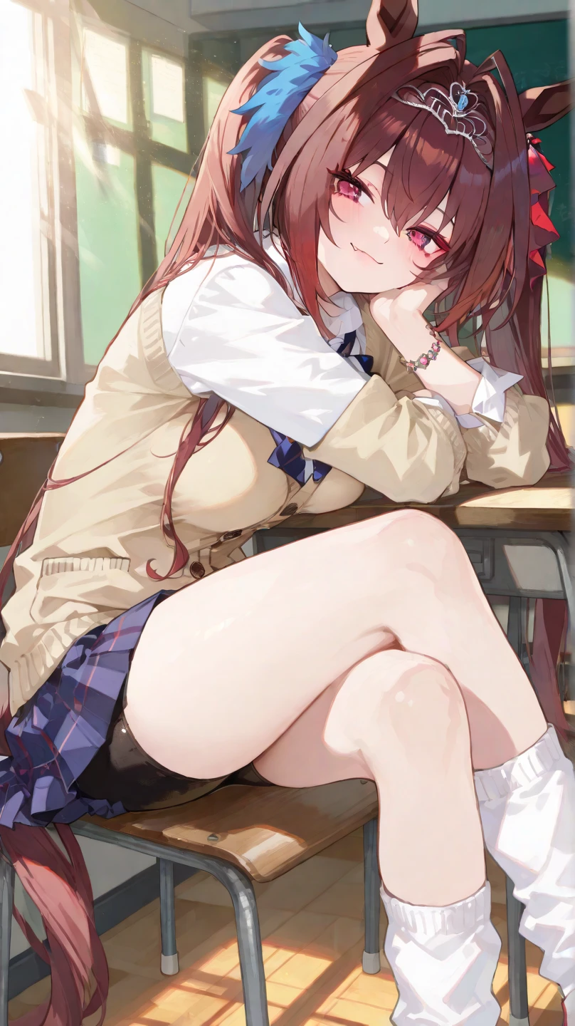 One person、masterpiece、Highest quality、Super detailed、High resolution illustrations、Improve skin quality、Increase eye appeal、Drawn in detail、Perfect body structure、woman、Spread your legs、Showing panties