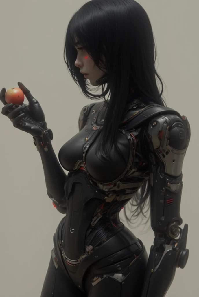 android opens his eyes,Extremely detailed, Colorful, more detailed,soil,Full body,Machine-made joints,Mechanical limbs,Blood vessels connected to tubes,Mechanical vertebrae attached to the back,Mechanical cervical vertebrae attached to neck,Lying down,deadpan,Character Focus,Science fiction, White background,Cyberpunk,Ghost in the Shell,Battle Angel (Blood: 1.5)