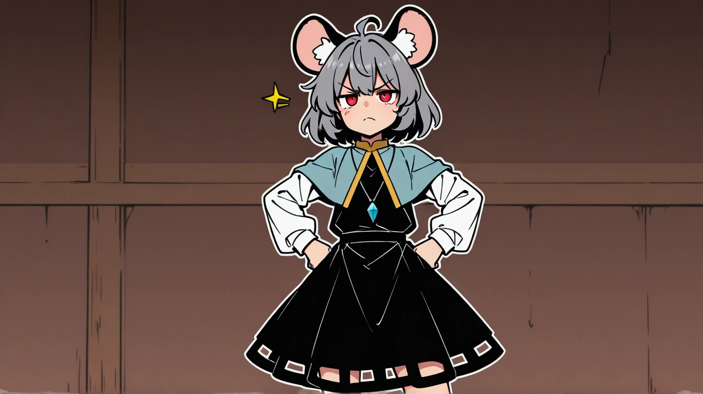 masterpiece, best quality, masterpiece, 

 <lora:0Style - Neco-Arc Characters:1>, 1girl, full body, :3, cat ears, chibi, cat girl, cat tail, solo, slit pupils, necopose,
 <lora:3Character - [Made in Abyss] Nanachi:1>, nanachi,