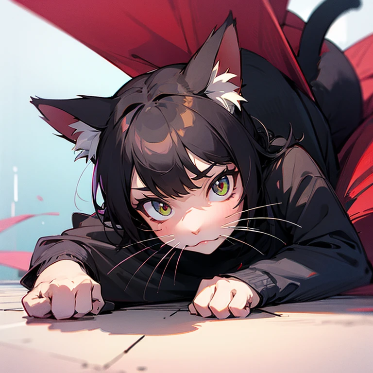 black cat、Red collar、high quality, 8K、Best illustrations、(From the side)
Lots of cats、high quality, 8K、Best illustrations