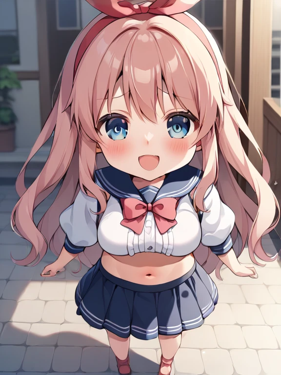 Cute little beautiful girl、Run(Embarrassed blushing embarrassed:1.3)、Beautiful Eyes、Brown skin、Braid、Lift up your skirt、