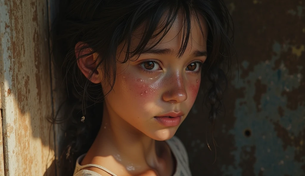 1girl, (looking at viewer:1.2), detail face,  (a girl standing, rending on cgsociety, black shadows, streaming, new york backdrop), romanticism, atmospheric, (RAW photo, best quality), (realistic, photo-realistic:1.3), masterpiece, an extremely delicate and beautiful, extremely detailed,