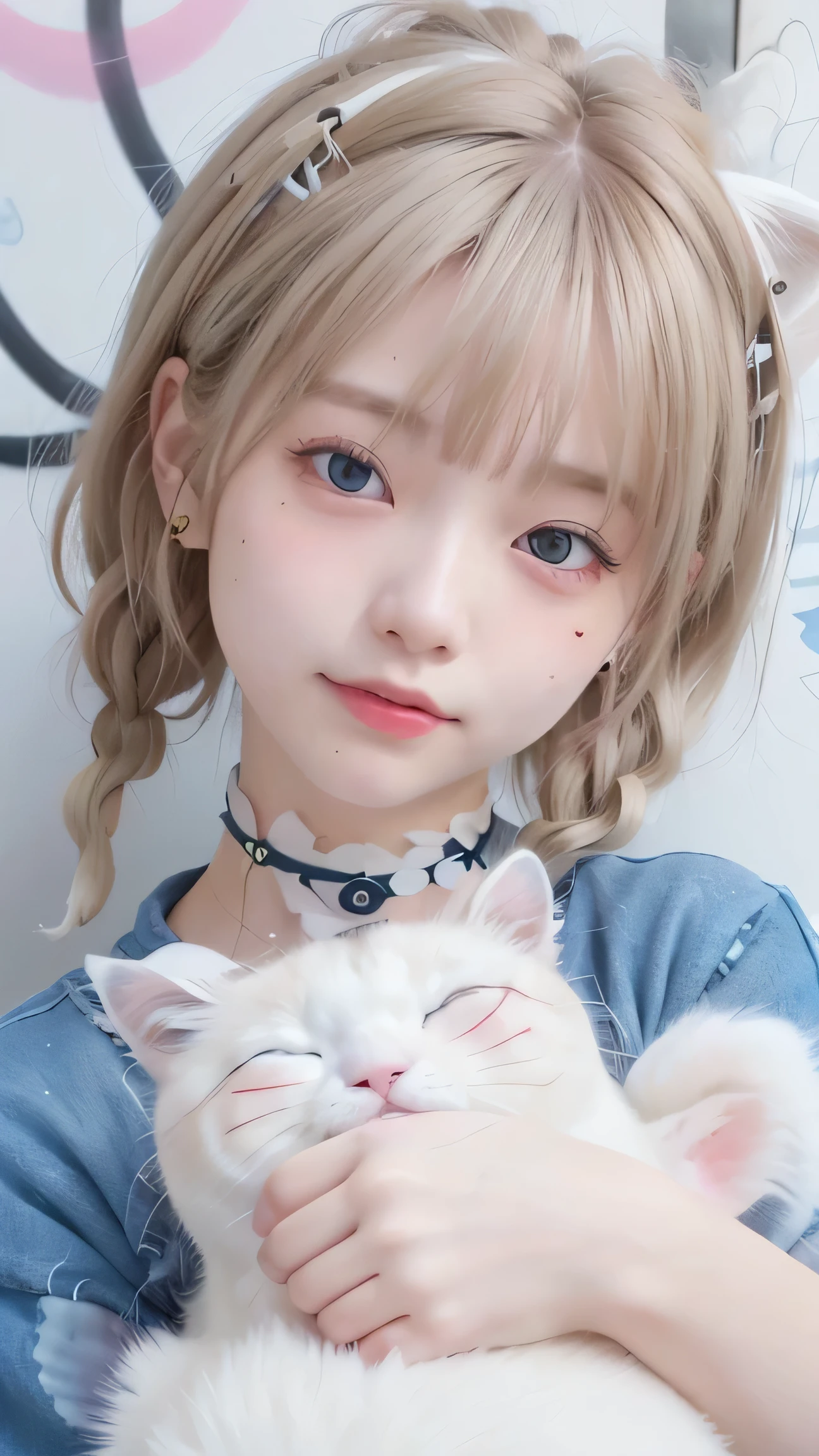 ultra detailed, ultra high res, 64k, Masterpiece, top quality, beautiful eyes in detail, high definition background, bright and beautiful atmosphere, 3 girls (2 years old, 1 short-tempered round face), Chibi (1 child) (hair) , surface effect), color effect), small breasts, blonde hair, decorated with many buns under the full moon, a mini pig on a girl's shoulder, a girl eating dumplings on a plate and looking delicious. A lot of mini pigs staring at the moon, mini pigs stuffing their mouths with dumplings, mini pigs with sleepy faces, deltamon_sdXL:0.73) >Deltamon negative prompt
