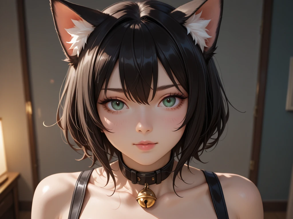 Super cute furry cat warrior in armor, realistic, 4K, super detailed, vray rendering, unreal engine, midjourneyart style