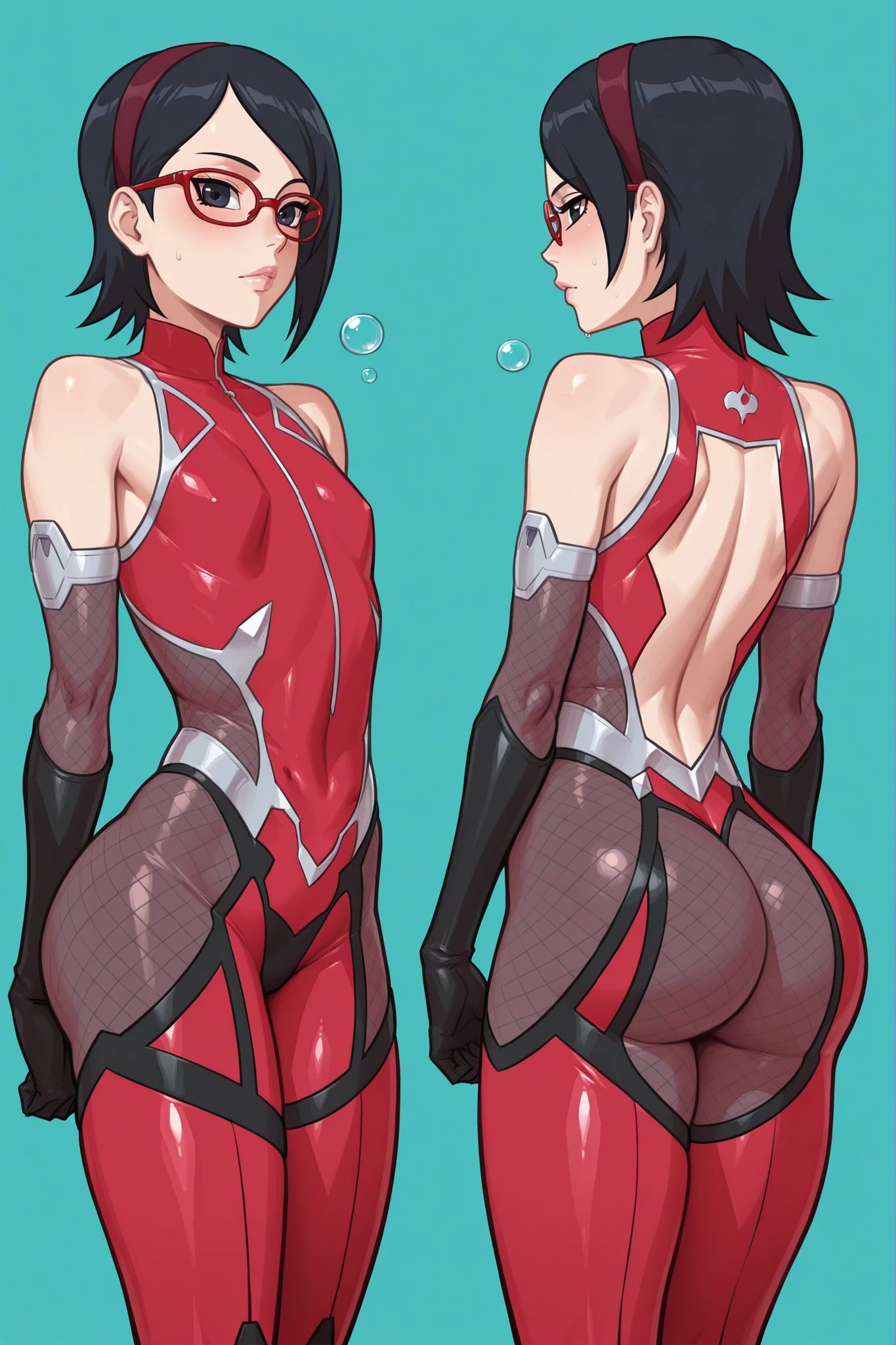 1girl, pele clara, arte no estilo de Yusuke Murata, garota sozinha, cabelo curto, cabelo preto, olhos azuis, Garota de anime com tatuagens posando em uma roupa preta, arte digital de anime, garota anime sexy, menina de anime feminino, arte de anime , muscular!, big oppai , Ilya Kuvshinov, badass anime 8 k, arte de anime, cabelo cuberpunk, roupa sexy, exercise clothes, muito atratente, sensual,