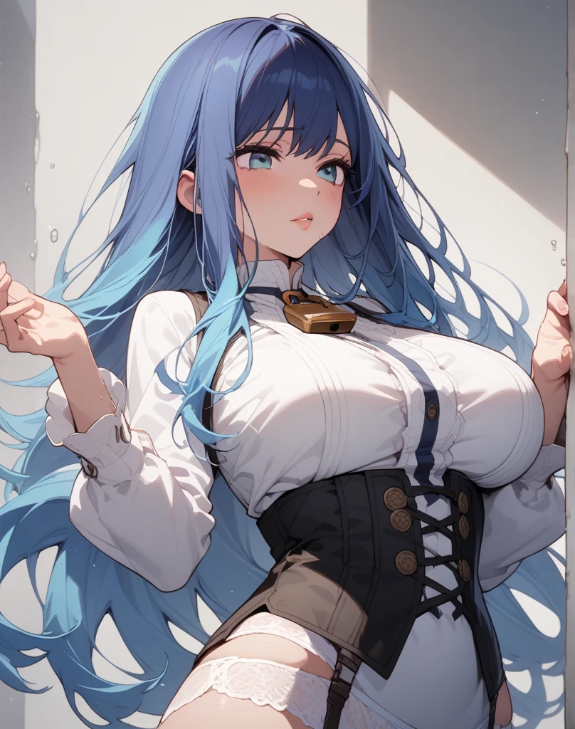 (masterpiece, Highest quality, Shine光, Shine, Shiny skin, Super detailed, Detailed Background, Complex background),(Perfect Face, Detailed face, Fine grain,Perfect hands,Perfect Fingers), (Big Breasts:1.2,Laughing with your mouth open),(Mature Woman:1.4),Cowboy Shot,chic,Cleavage,
I,Long Hair,Sharp teeth, Devil horns, Red Corner,Symbol-shaped pupil,((Gradient Hair)),Variegated eyes, Gradient Eye, (Glowing Eyes:1.1), mascara, (Fashion Makeup), Part your lips, hair band, Hello, Bell, neck Bell, , Side bust, Long sleeve, ribbon, Knee socks, Earrings, jewelry, skirt,
((garden, squirt, Leaves in the air, wall, autumn, wood)),((super Detailed Background)), Dynamic pose, ((8k wallpaper)),