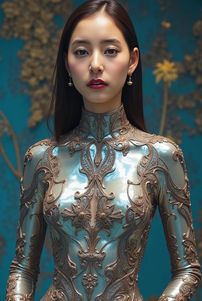 romantic woman, angelic, ((detailed face:1)), (perfect pupils, detailed eyes:1.1), fit body, hetero, perfect anatomy, perfect proportions, sexy, medieval, dystopian fantasy, ancient symbols, (dragon skin texture:1.2) wrapped around body, (fit body), snake skin patterns, <lora:Addams:0.6> (wind:1.1) (windy:1.1) <lora:epi_noiseoffset2:0.9> <lora:GoodHands-beta2:01.1>
BREAK
(realistic:1), (photorealistic:1.2), (photograph),
intricate detail, hyperdetail, hyper detailed, vivid detail, elegant, dreamy, psychedelic, ancient forest background, ancient tree branches, tree leaves, hearts, physiology, explicit, shadows, exquisite, highest quality, ultra quality, masterful, high quality, analytical art, Mandelbrot set, Julia Set, trippy Vibrant colors, volumetric lighting, dynamic lighting, real shadows, by Leonardo, By Michelangelo, By Elina Brotherus, By Greg Rutkowski, dark, atmospheric, (highres:1.3), high resolution, Sharp focus, , contrasting colors, (hyperrealistic, Vivid colors:1.47), Intricate, High Detail, dramatic, big depth of field, Vivid colors, Intricate