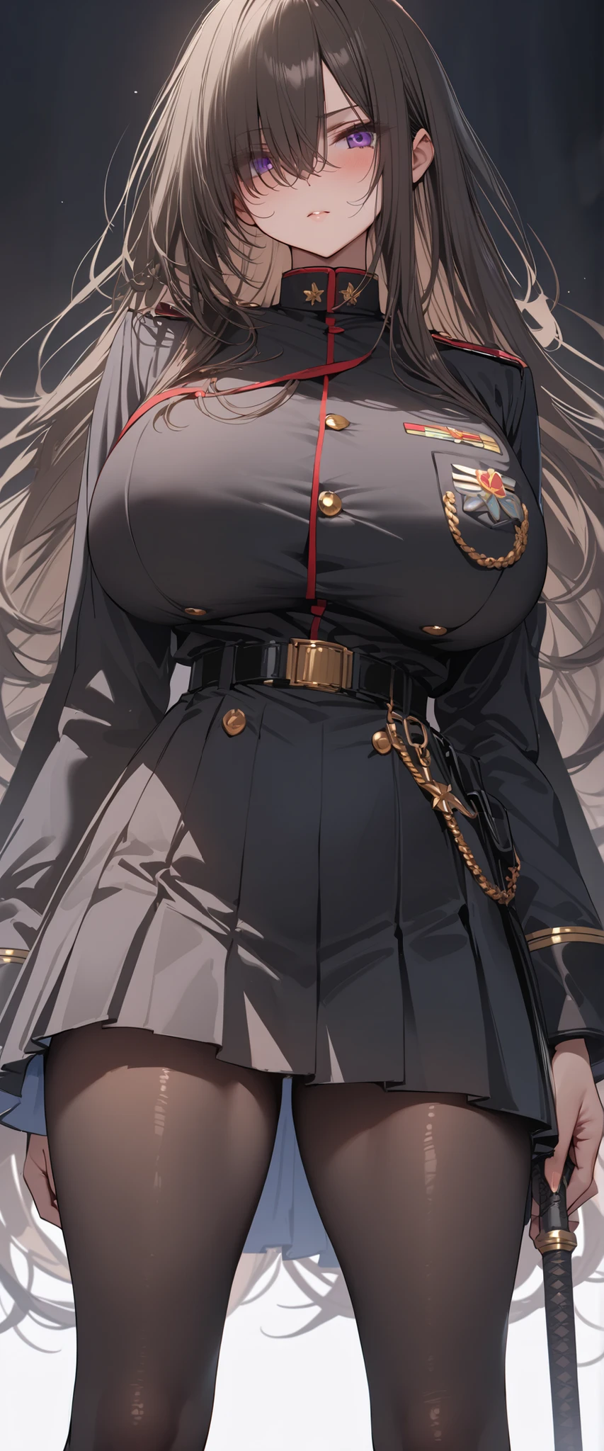Anime character with a very large chest posing for a photo, Fine details. Girls Frontline, Azure Lane style, from Girls Frontline, From the Azur Lane video game, 《Azur route》Role in, Fluffy chest, Kushat Krenz Key Art Women, Girls Frontline cg, Girls Frontline style, Detailed digital anime art, Official artwork with high detail