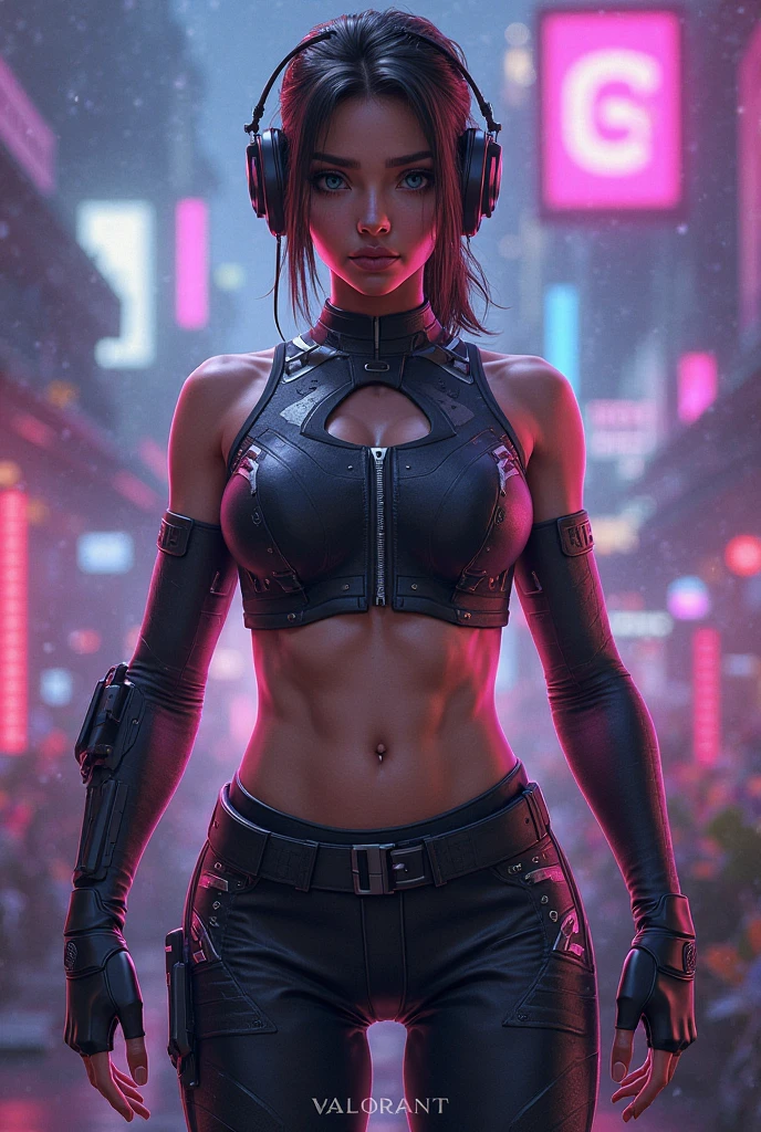 (Maximum quality),8k,(obra de arte:1.3), 1 garota, figura perfeita, Mulher bonita:1.3, (Estilo de cabelo em camadas, grande teta cheia:1.5), ((ver o visualizador)), (Grande sorriso:1.2),realista,high resolution,Textura de rosto e pele altamente detalhada, realista faces, Foto original, ((Rostos bonitos:1.5)),Perfect body proportions,Clareia a pele, ((cintura estreita:1.3)), (bunda pequena), (corpo muito magro e bem musculoso:1.17), ((rosto ultra detalhado)),attention to the details,Palpebras duplas,Fortalecimento da sombra,Olho de detalhe,professional lighting,cinematic lighting, ((sharp focus)), ,(((estilo cyberpunk irreal futurista))) ((luz, Roupas de cores vivas)),((Micro camiseta colorida, regata, saia curta)), ((vivaz,Ativo,vivacidade)), ((calcinhas)), ((Expondo coxas)), (dynamic pose:1.34), (((Saia curta que envolve os quadris))),na rua