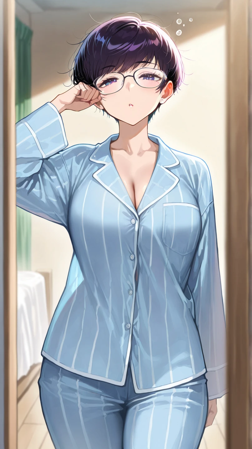 Night time, heat after rape,(Masterpiece), Best Quality, ultra-detailed, MIZUKITO, TAN, dark skin, naked body, EARRINGS, slender and sexy body, , 1girl, solo, overcoat,  undress, nude, in the livingroom , facing viewer, looking at viewer, nose blush, blush, a come-hither face, parted lips, standing,  , mature women, a 40-year-old married woman, the mother of a friend, undressing,   
