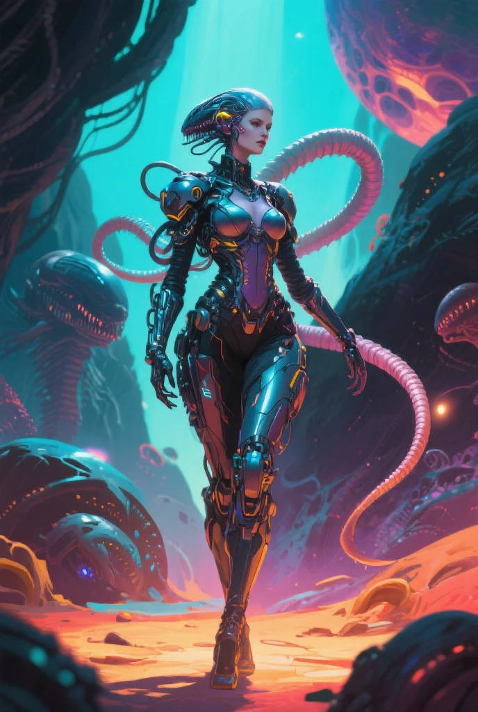 Portrait, (beautiful female alien:1.2), (she has red eyes with no pupils:1.8), (Translucent skin:1.7), (There is a female genital-like organ in the middle of the forehead:1.9), (The most beautiful face in the history of the universe:1.2),an evil gaze that seduces, (large mouth:1.1), (sharp teeth like a vampire:1.2), Full body like, (bio luminescent:1.5), (Smile wickedly:1.3), (sexypose:1.5), alien, No humans, cells are fused, (Lots of translucent tentacles:1.3) extraterrestrial, cell, bio image, Best Quality, 8K,4K_quality, High Definition, Dramatic Lighting, masutepiece:1.5,cinematic quality, detail up, (Intricate details:1.2), High resolution, High Definition, drawing faithfully, (Thick eyebrows:1.2), Beautiful eyes with fine symmetry,(Highly detailed face and eyes:1.2), Intimate face, (Super detailed skin quality feeling:1.4), Perfect Anatomy, (Beautiful toned body:1.5), (Moist skin:1.2), No makeup, (dark circles:1.1), long canines, cinematic drawing of characters, ultra high quality model, cinematic quality, detail up, (Intricate details:1.2), High resolution, High Definition, drawing faithfully, Official art, Unity 8K wall , 8K Portrait, Best Quality, Very High resolution, ultra detailed artistic photography, midnight aura, unreal enginee 5, Ultra Sharp Focus, art by alberto seveso, ArtGerm, Roisch, intricate artwork, best quality, masutepiece, ultra High resolution, (photos realistic:1.4), Ultra-realistic realism, dream-like, nautilus, Creation of fantasy, Snail, Dream Snail, biopunk nautilus, Thrilling color schemes, Ultra-realistic realism, seductively smiling, Blue tentacles,