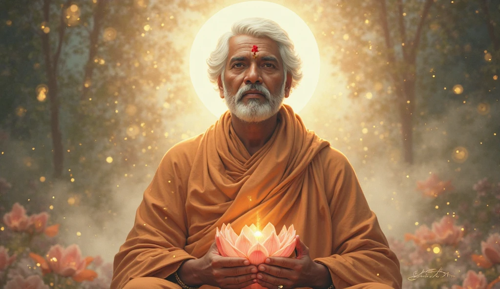 Poster about sundara murthy nayanar in god avatharam with lotus only in hands