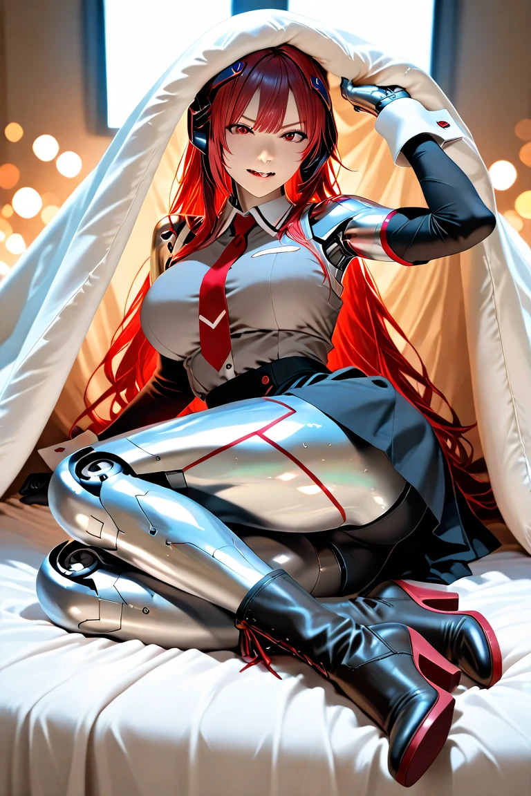 best qualtiy,Look down from above,fully body photo,(Two women:1.5),The female version of Spider-Man,gwyn,White slim-fit Spider-Man leggings,The Spider-Man logo on the chest,Spider-Man cosplay,cabellos largos dorados,Spider cuirass covered,spiderman outfit,Detailed spider silhouette body with Spider-Man roleplay,Cute white slim fit leggings,perfect bodies,cabellos largos dorados,Spider webs wrap around the body,Sleep in bed,Seductive pose,dynamicposes,Dynamic shots,A large number of wires are plugged into the body to charge,Lots of wires and tubes,thickline,The bed was covered with cobwebs,Spider silk is wrapped around the body,Jade foot,Stylish pink high heels,