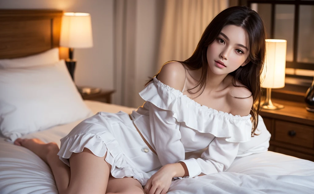 1 Girl,living room,Soft Light,Chinese Beauty,Sex nightdress,Long hair