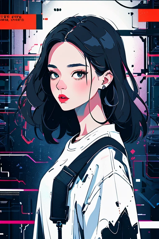 (((masterpiece, highest quality))),(((solo:1.2))),(((1girl:1.2))),32k wallpaper, very detailed, poster, vintage science fiction,(((((geometric cinematic movie poster))))), (bauhaus), shape,(((abstract))),(mid century modern),movie poster,(((((portfolio))))),(((((Close-up))))),(((((bust up))))),((((more various angle)))),(((highlight))),Vast landscape,((((heterochromia)))),(((complete. detailed face))),(((Extremely talented))),(((most complecated machine))),Colorful color scheme,(Cleavage)