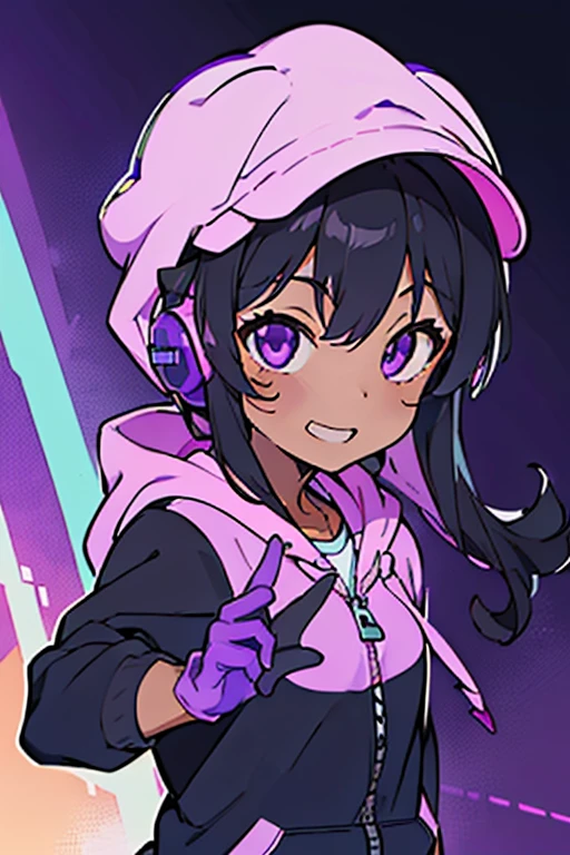 <lora:hizen0620-000028:1>, 1girl, tan, v sign
