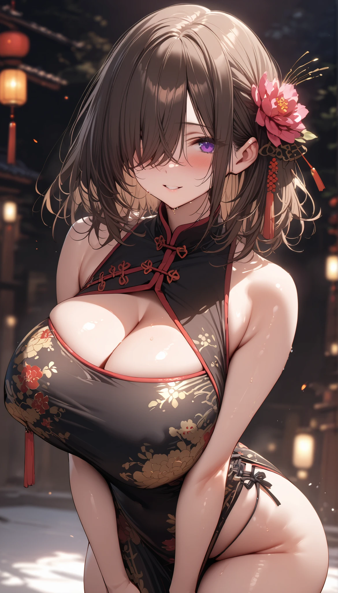 NSFW:1.5, carnival, dance, dance, Rain park at night, alone, 雨中のdance:1.5, uhd, retina, masterpiece, ccurate, anatomically correct, textured skin, super detail, high details, high quality, best quality, highres, 4K