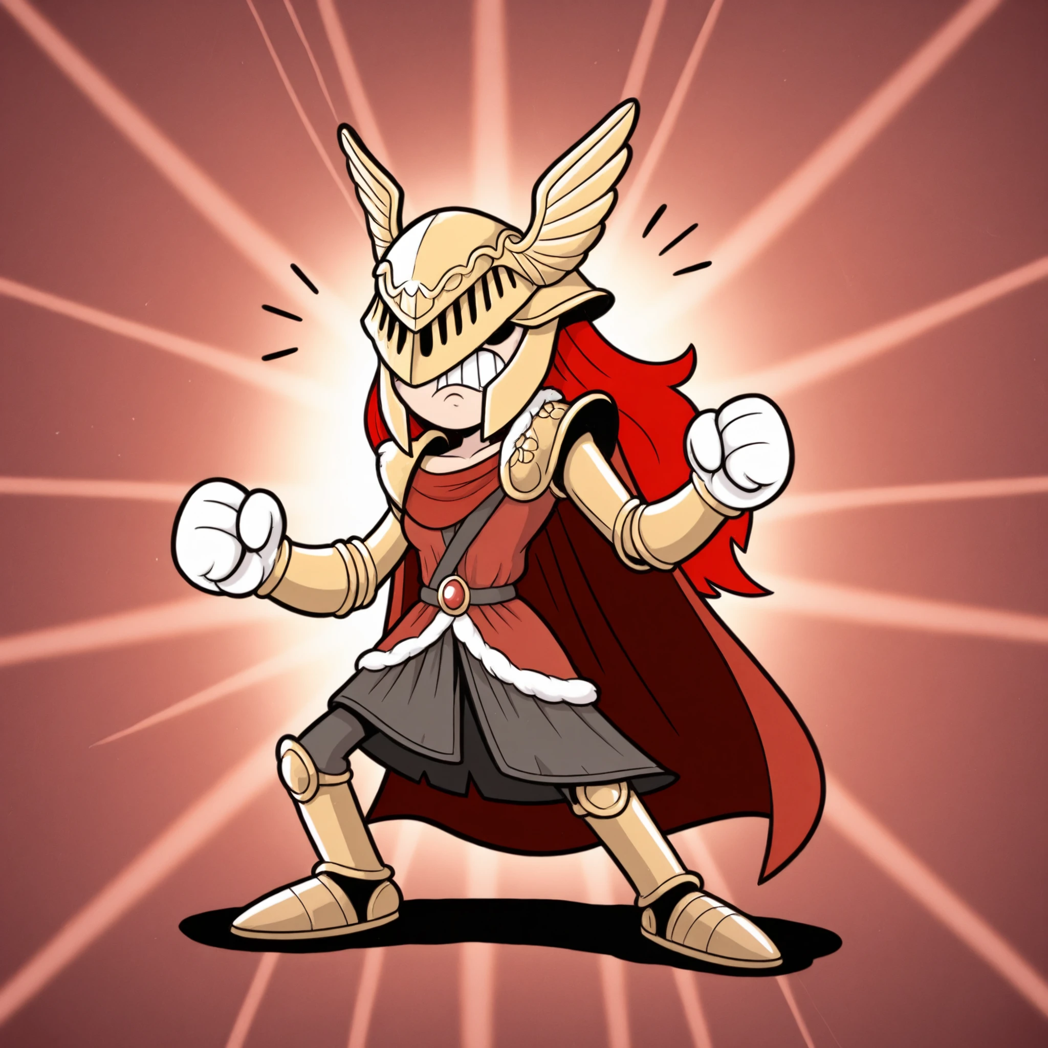masterpiece, best quality, Rubberhose, toon \(style\), malenia