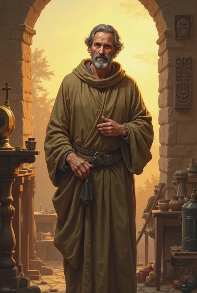 (RAW photo, realistic: 1.9), St. Anthony