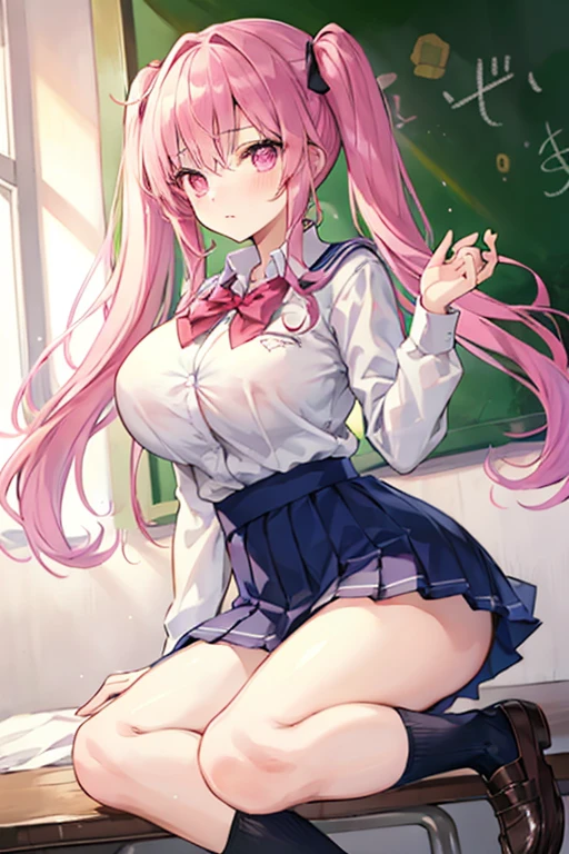 (masterpiece), (best quality), (pixiv), lacus4, 1girl,
walking, sailor_shirt, huge_breasts,
lace_panties, skirt_lift, (vaginal_object_insertion, dildo:1.1), pussy_juice,
facing_viewer,
hair ornament, long_pink_hair,
smile, blue_eyes, torogao, half-closed_eyes,
(extremely detailed CG unity 8k wallpaper), intricate, cowboy_shot, detailed_face, best lighting, outdoors,
red_neckerchief,
<lora:lacus_clyne_v10:0.6>,
heavy_breathing, full_face blush, <lyco:torogao_v2-000010:0.4>