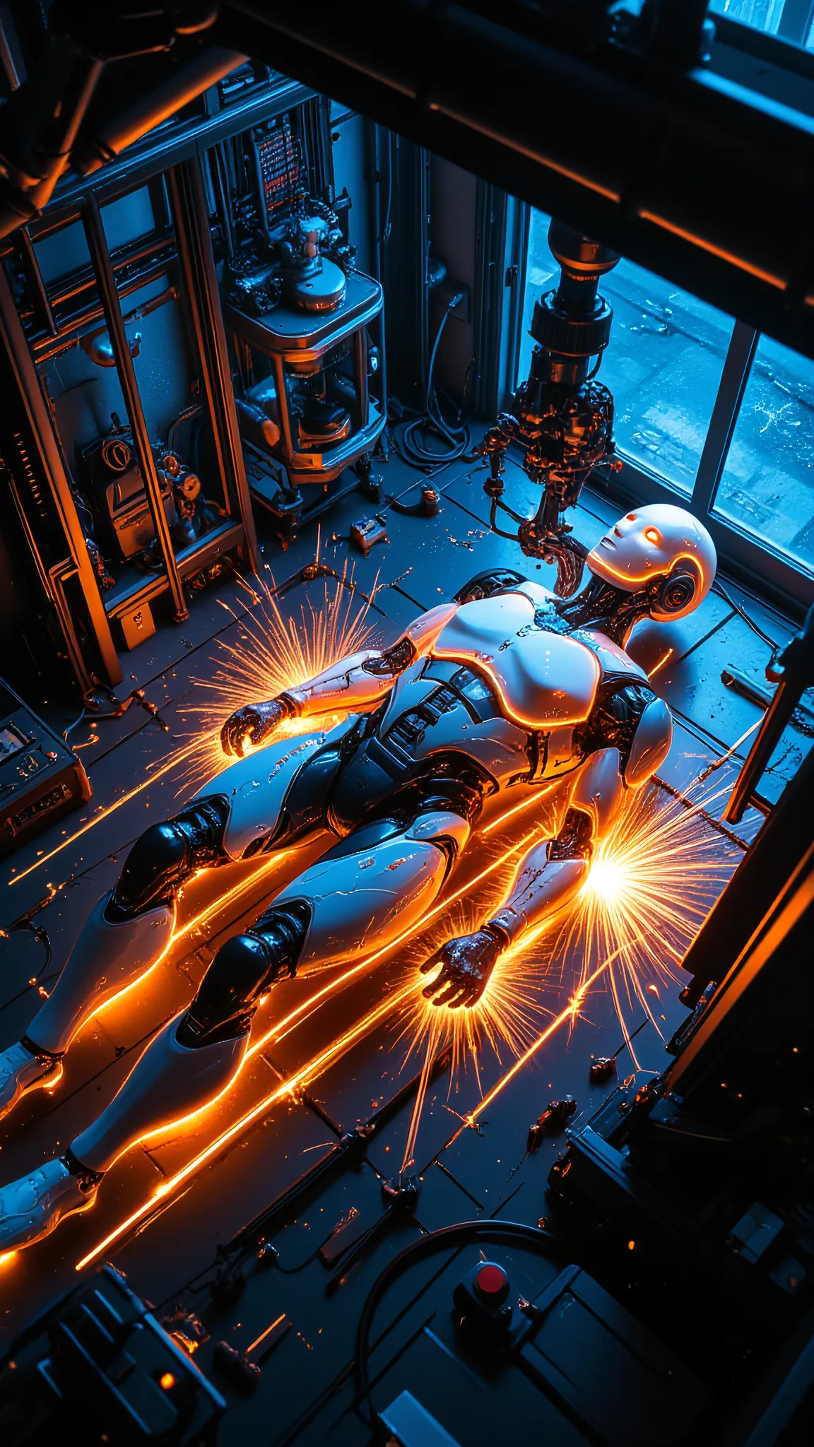 (0430) Repairing a damaged robot