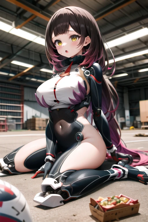 (((((Best Quality, 8K, 32K, masterpiece, 1.2)))),{{solo}},((nsfw:1.5)),{{{Character reference: Nikke's Diesel:1.5}}},((perfect beautiful face:1.2)), slender body, sex machine, bdsm,((bound by sex machine:1.3)), ((inserted dildo into pussy, vaginal dildo:1.3)), high quality of vagina, vivid pussy, ((a lot of public hairs:1.4)), embarrassed, blush, looking at viewer, focus on crotches,