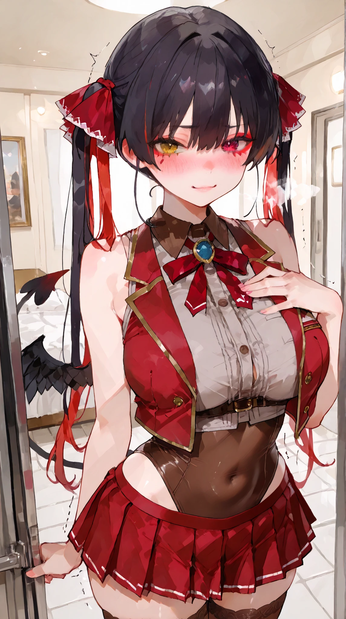 Kitasan Black,smile、(naked:1.9),Outdoors、blue sky、(Wearing a collar:1.5)、Earrings、Earrings、bracelet,(masterpiece, Highest quality, Highest quality, Official Art, Beautiful and aesthetic:1.2),(Ultra-detailed),Open your mouth,(Steam coming out of the sides:1.5),(Cowboy Shot)、(Beautiful Face:1.4)、(Peeing:1.5)、Up from the bottom、Sweat、Facing forward,(最高のsmile:1.5)、全naked,Full nudity、navel piercing,Short Hair,((Slim figure))、(3 year old girl)、,(Small breasts:1.5)、shaved pussy,(nsfw:1.5),、(Hands on hips)、Highest quality、Very detailed、Animal ears