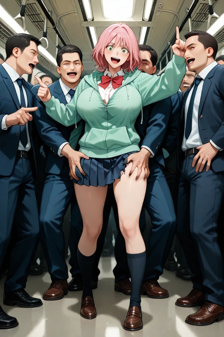 Maki Nishikino、lovelive 、One Girl, crowded train、crowd、on the train、Attacked by a molester、Five Fingers, mini skirt, Being petted、Highest quality, Displeased face, blazer, blouse,Purple bra、 Purple Panties, Her thighs and groin are wet with love juice. 、crowd、Big 、Big Ass、Thick thighs、The woman feels sexual arousal、A molester gropes my breasts、Having your crotch touched by a molester、Reaching orgasm、Having your crotch touched with fingers、Being fingered by a pervert、Spread your legs、Angle from directly below、Ultra-definition image quality