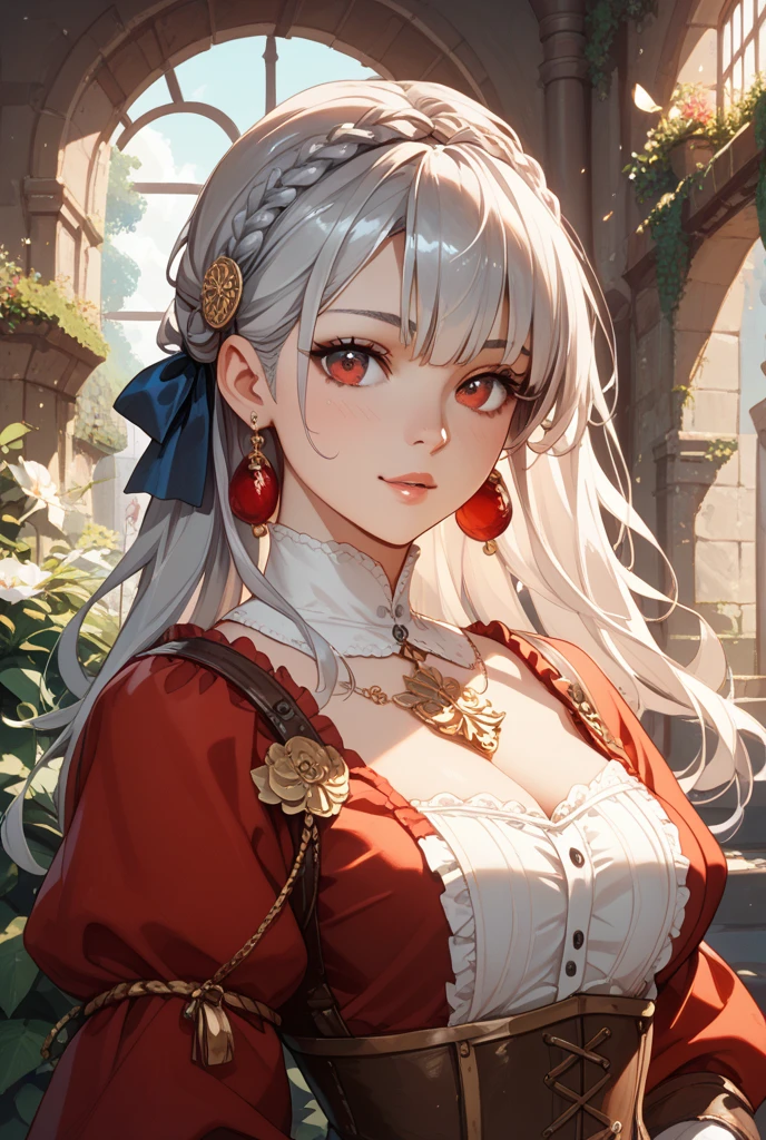 (best quality, 4k, 8k, highres, masterpiece:1.2), 1girl, ultra-detailed, detailed face, detailed lips and eyes, expressive face, realistic, BREAK, BLARKY beautiful caucasian woman with very long straight white hair, (yellow eyes), fair skin, expressive face, attractive appearance, animal ear fluff, animal ears, bangs, blush, extra ears, yellow fox ears, fox girl, fox tail, hair between eyes, large breasts, long hair,
BREAK ((19 years old, medium breasts):1.5),
BREAK Colorful Fiesta Flair,
Vibrant, tiered ruffle skirt in bright colors,
Embroidered blouse with intricate floral or geometric patterns,
Coordinating sash or belt to cinch the waist,
Traditional leather huaraches with intricate details,
Floral headpiece or hair accessories for a festive touch,
Chunky, colorful beaded jewelry for added flair,
Bold and colorful makeup inspired by Mexican folklore,
Intricate braided hairstyles adorned with ribbons or flowers,
Traditional fan or shawl as an accessory,
BREAK
happy, smiling, open mouth, upper teeth, big smile, good smile,
blushing, glossy lips, open mouth, natural makeup, long eyelashes, central image, high detail, detailed hairstyle, spectacular cinematic lighting, octane rendering, vibrant, hyper realistic, perfect limbs, perfect ???????, translucent
BREAK a young woman visiting a traditional Mexican town,colorful houses,cobblestone streets,folkloric dresses,ornate architecture,flower-filled balconies,vibrant market scenes,authentic local food,fiesta atmosphere,mariachi bands,authentic Mexican culture,sunlit streets,cathedral with intricate detailing,breathtaking landscapes,rich cultural heritage,HDR,UHD,studio lighting,ultra-fine painting,sharp focus,physically-based rendering,extreme detail description,professional,vivid colors,bokeh.
