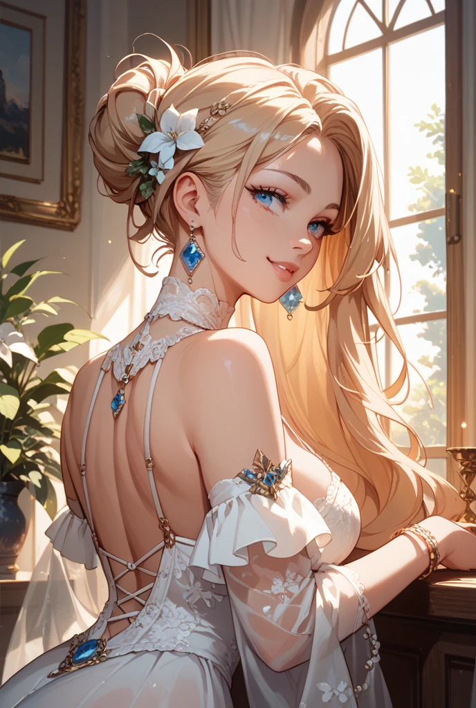 mature woman、sensual curves、huge breasts、thighs、bubble、お尻のmasterpiece, 最high quality, Super detailed, full body shot, mature woman, beautiful mature woman, nightgown and underwear, enchanting smile, thick lips, Chubby lips, blush, looking at the viewer, provocative expression, beautiful髪型, cleavage, Plump、curvy hips、attractive face、sexy lingerie 、an inviting gaze、Expression of emotions、Lewd underwear、(((erotic see-through lingerie set)))、Standing position、gorgeous accessories 、big breastsの女性, bare shoulders, golden hair, colored feather, metal ornaments, colored flowers, particle, light, (masterpiece, 最high quality, 最high quality, official art, beautiful and aesthetic:1.2), (1 girl:1.3), very detailed,(fractal art:1.1),(colorful:1.1)<(flowers:1.3),most detailed,(zentangle:1.2), (dynamic pose), (abstract background:1.3), (shiny skin), (lots of colors :1.4), ,(earrings:1.4), (feather:1.4),masterpiece, 最high quality, Super detailed, 30~40 years, full body shot, beautiful 、various hairstyles,gold headband,plump breasts,beautiful butt,greek clothing,Tulle covers the breasts,perfectly proportioned, detailed clothing details,marble,god statue,cinematic lighting, film grain, Fuji color, 8K, masterpiece, Super detailed, high detail, high quality, High resolution, 、(((erotic see-through lingerie set)))、gorgeous accessories、raise your butt, from below, (((NSFW:1.2)))、exposed chest、Openwork decoration,(((see through dress)))、(((anatomically correct body))) , 最high quality, Super detailed, (((Lewd underwear)))、raise your butt, from below, (NSFW: 1.4)、exposed chest、(((Healing face)))、Openwork decoration,(((R-18)))、Hakari、Whirlpool、thighs, big breasts, Are standing, cowboy shot, blush, 1 girl, (masterpiece:1.3), (High resolution), (8K), (very detailed), perfect face, Nice eyes and face, (((最high quality))), (Super detailed), detailed face and eyes, (alone), High resolution、beautiful目,(((sexy pose)))、(((big breasts)))、((beautiful eyes))、luxury、(((超High resolution)))、(((detailed description)))、(((chubby body shape)))、(((Body parts that match the anatomy)))、beautiful長いまつ毛、Balanced body shape、2Book Arm、2 legs、Legs and arms of just the right size、Fishnet tights、glamorous、Clear white and black eyes
