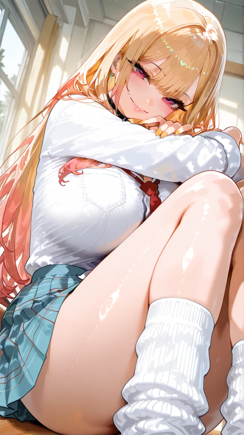 A 15-year-old super beautiful blonde Japanese girl wearing a super shiny silver long-sleeved sailor suit made of latex A pussy covered in white slime and pubic hair is forced open She was raped by the doctor and had sex in the missionary position while crying She gets a huge load of cum inside her