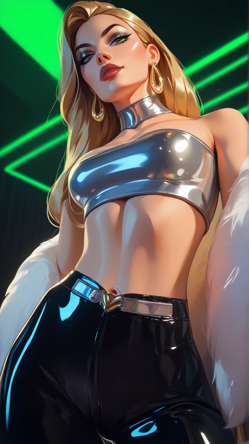 tmasterpiece，A high resolution，realisticlying，best qualtiy，lighting perfect，AV-Adult，mature，femele，1girll，8K，realisticlying，photograph realistic，ultra - detailed，full bodyesbian，tmasterpiece， High- sharpness， high high quality， Detailed face， detailed body render，独奏，Dark lips， Unzip the all-over one-piece leather coat， exhibitionism，No bras， breasts out，， standing on your feet， Be red in the face， （In the bedroom），Full body photo，Orgasmic face，Mouth open，