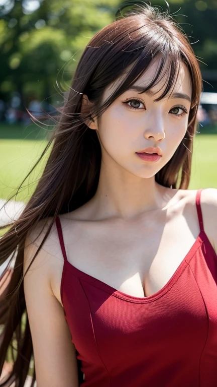 Amazingly beautiful female athletes、onepiece swimsuit、Dark red competition swimsuit、muscular body:1.4,(top-quality、8K、32K、​masterpiece、nffsw:1.3)、(Photorealsitic:1.4)、(The ultra -The high-definition)、(Ultra-realistic 8kCG)、Raw photography、Beautiful shadow gradient、dress room、Locker Room、Perfect litthing、Beautiful and well-groomed face、Beautiful eyes、Detailed lips、Double eyelids