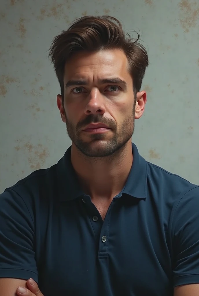 50 year old man speaking directly to the camera, salt and pepper hair, standing in front of a green chalk board natural lighting from both sides