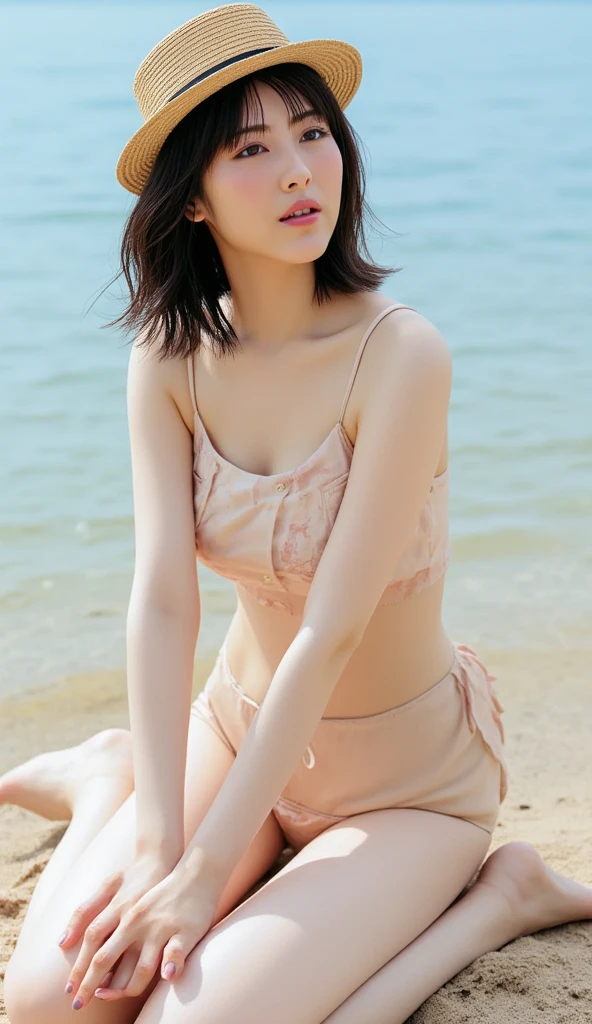 (masterpiece, best quality),1woman,short hair,sexy pose