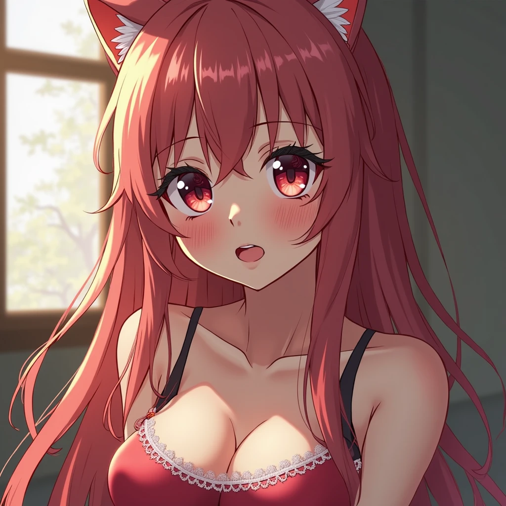 (best quality),(masterpiece),(ultra detailed),(kawaii detailed face 7.7),(pretty cute girl),18yo,winered hair,(beauty underwear,large bow hairband,White SOCKS,Changing Room),BREAK,16K highres,(hyper photorealistic adult style 7.7),(vector art),(ultra detailed 7.7),perfect shading,(Absurdres 9.9),depth of field,BREAK,medium breasts,idol body,glossy lips,long eyelashes,baby face,(sweet,a face of endurance),shiny eyes,(Changing clothes,shy face),(insanely detailed 7.7),masterworks,(NSFW),best angle