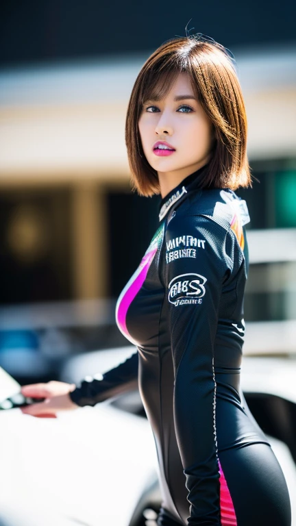Realistic Rendering with Unreal Engine 5, Random Pause, (Behind the scenes of AV filming at the Motor Show venue:3.0)、(Men only:2.0)、Race Queen、Uniform with sponsor logo Red ultra-high leg uniform、Earrings、expression 、Exquisite beauty、Beautiful Face, Slim model body shape, Huge , Oil, Beautiful feet、(Tight-fitting car racing suit:1.8),(太ももまでのRace Queenロングブーツ:4.0)Spread your legs、)、Spread your legs、Wet and shiny body, Colorful Hair, (((Brown skin beauty))), camera、(Behind the scenes of AV shoot:3.0)、(Surrounded by a lot of old people:3.0)、、Laughter、(Breastfeeding through clothing:1.1), Are standing、 line、(Browsing Caution:1.1),(masterpiece, 最high quality:1.3) (Surreal:1.35) (Realistic:1.45) (Skin with attention to detail) high quality, Browsing Caution, (複数のpenis, Surrounded, some boys:1.4) (Bukkake, how:1.5), Japanese Girls, 24-years-old, Expressive eyes, Perfect Face, (fix makeup) (lipstick:1.1) (eyeliner:1.1) mascara, eye shadow, (Black Hair), , break slender, Big Breasts, (Nipples:1.2) (perfect Nipples:1.2), (Dark Skin:1.4), (Oiled and shiny body:1.3), Spread your legs, (、Old men line up around a woman:1.3、break (girl covered in how:1.5) (excess how:1.3), (blowjob and handjob, Girl shaking boy'penis:1.3), .(Two Old Men, hand :1.5), 、(Behind the scenes of AV filming at the Motor Show venue:3.0)