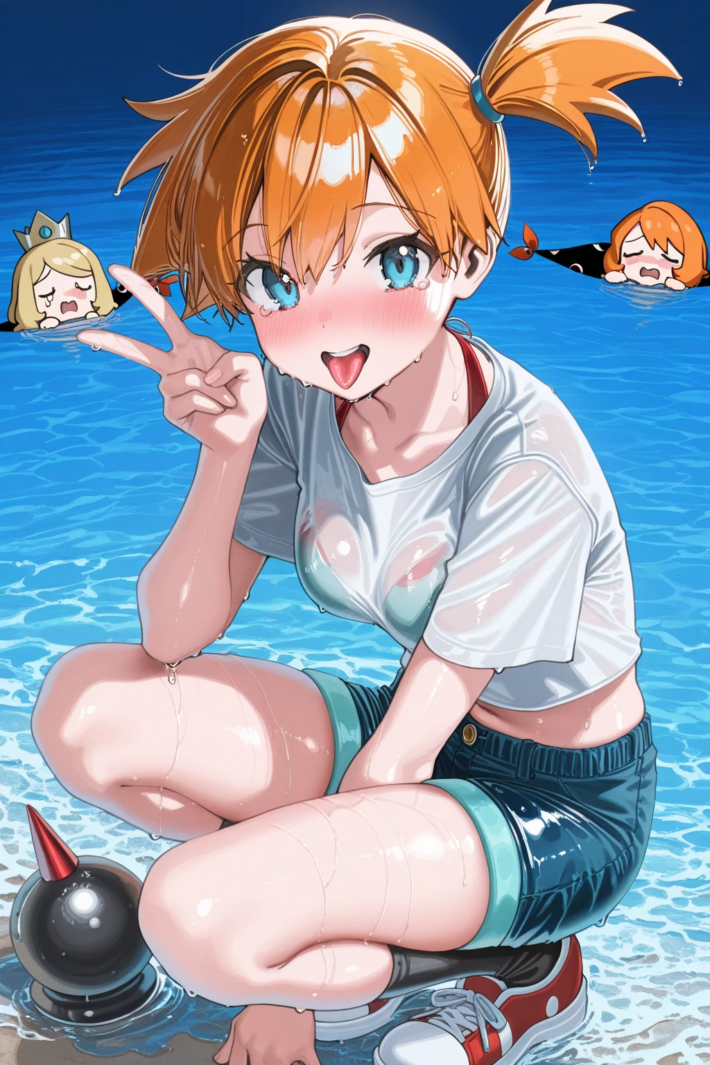 nsfw,( (masterpiece), (Real as in the picture 1.4), Ultra-high resolution, Highest quality, 8k official art,shape,Very detailed,Anime Color,Perfect hands, Perfect Fingers, Perfect Legs),(Cowboy Shot,from the front), 1 Girl, Idol Master,(Haru Yuuki),12 years old,(Orange Hair), (Medium Long Hair),(Straight hair), (baseball cap),((Purple eyes)),Shiny Hair, Shining Eyes, Delicate line tail face,Anime Colored,Perfect hands, Perfect Fingers, Perfect Legs,(Cowboy Shot,from the front),(amount:1.2),1 Female,alone,Idol Master,Haru Yuuki) ,(14 years old, beautiful girl), (Beautiful Eyes),(((beautiful Orange Hair))), (((midium long Straight hair))), (Wet Hair), (Wet Skin), ((Sweat)), ((vapour)), (he is short),((small)), (Flat Chest,Very small chest),(Squid Belly),(A lot of sweat:1.5),(pubic Orange Hair:1.3),(From below), (pussyfocus), ((Spread your legs)),(Straddle),(Spreading pussy 1.5),(Love Juice:1.2),(A lot of sweat:1.5),(pubic Orange Hair:1.4),(Bottomless:1.5),(Fully nude:1.5),(Sports Cap),(Open your mouth), ((Big smile)), ((Stick your tongue out)),(Close one eye),((Good vibes)), ((Happy)),(saliva),(Sitting on a bench), (background,Football Stadium),(Ejaculation to the body:1.9),(Cum on face:1.3),((Semen in hair:1.3)(((Several boys, Peeing on a girl, Multiple penises, gangbang,Grab your penis))),((Ecstasy Trogao:1.5)), saliva trail, Red nose,Pleasure Vagina Penis,Grin),BREAK,(One boy, heterosexual:1.3), ((Vaginal intercourse,Cowgirl,throw)),(ejaculation:1.3),(Bukkake:1.5),(Close one eye)),),(look at camera),(((multiple boys:1.9, peeing on a girl,multiple penises:1.9, gangbang))),(happy:1.5,love:1.3),(dynamic pose),(ahegao:1.2),(Commemorative photo:1.5),(grin:1.5),(look at viewer),(bitch:1.3),(Commemorative photo:1.5),(spoken heart:1.7),(plook at viewer),