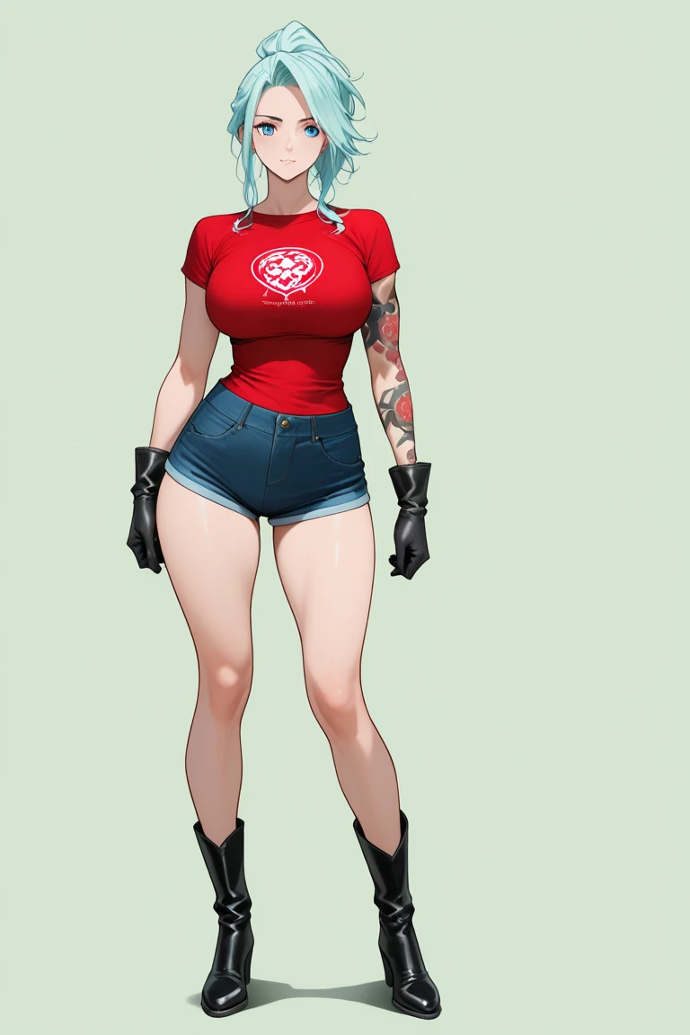 girl fight pose