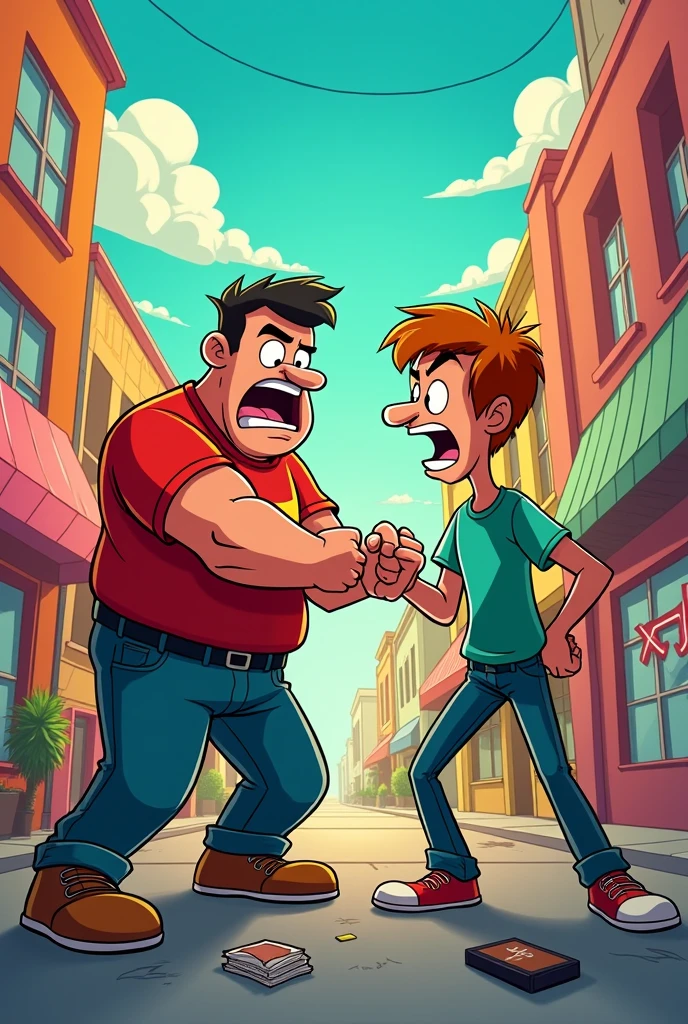 Stacy's sons Larry, Harry, and Barry are always arguing and fighting when they're asked to do chores together.