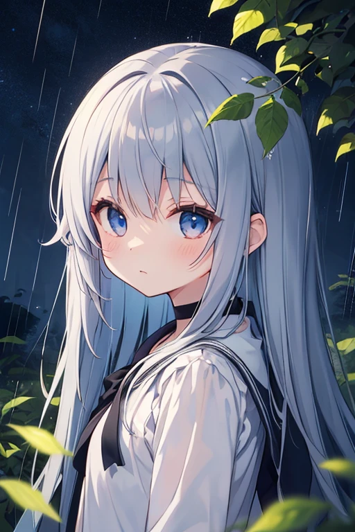 beautiful detailed girl,(masterpiece,best quality,extremely detailed:1.2),((cowboy shot:1.1)),(solo,,kawaii,slender,small breasts:1.25),(pained look:0.8),((white underwear) in ((Torn school uniform)):2),(dirty:2),blush,shy,weep,standing,(deep forest:1.5),(hug:0.4),rating: general, newest,Sexy face,(primitive:1.1)