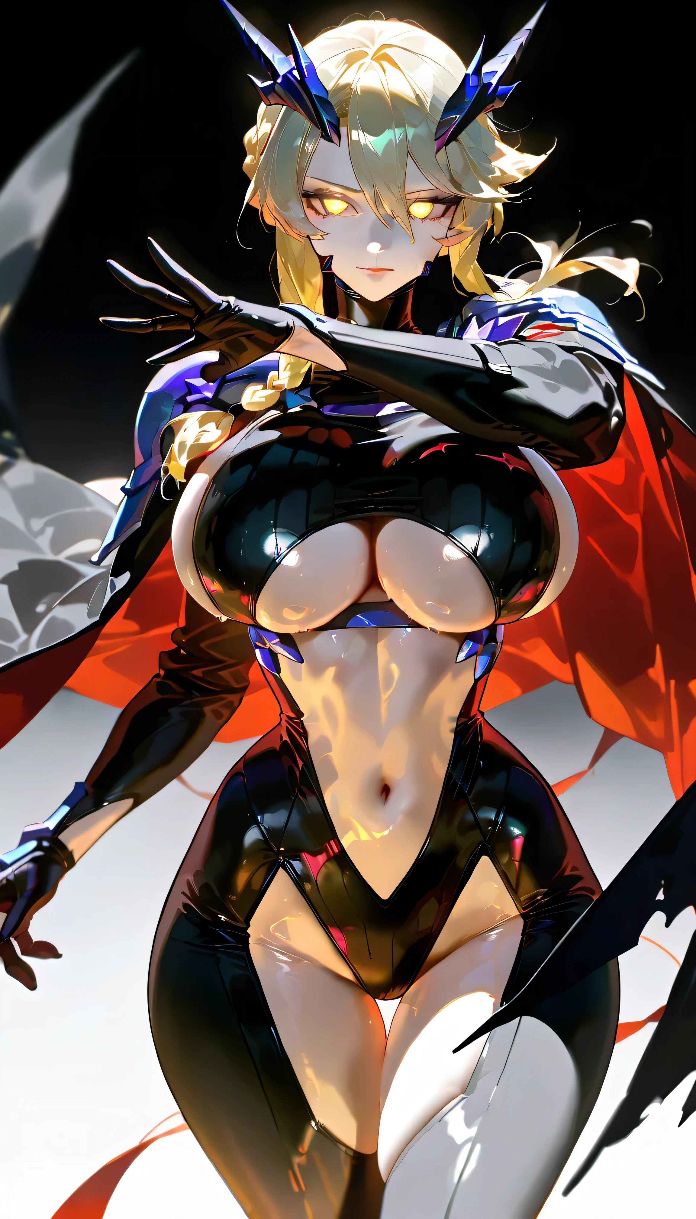 最high quality、Best image quality、masterpiece、With a girl((18-year-old、Best Bust、Large bast、Beautiful golden eyes、Spread your chest wide,Pink long hair、Slender、Big Valley、Blue Bodysuit,Show the whole body、Open your arms、Gold ring on wrist、手からlightningを放つ))high quality、Beautiful art、background((Night Sky、Black Cloud、lightning、violent thunder、Lightning strikes、Red Thunder、青いLightning strikes、Gold Thunder)))Tabletop、Visual Arts、Depth of written boundary、Night Sky(showoff breasts:1.6).(showoff nipple:1.3).(huge breasts:1.9)