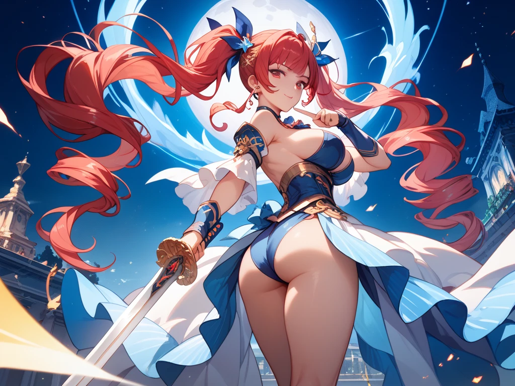 1 girl, closeup, face focus, shoulder portrait:1.5,  long pink hair, small breasts, ceremonial dress,wizardcoreai, creationmagic , ethereal creation, fragmented construct, particles stream, kokomidef:1，Women stink，fart，Stick out your huge ass here