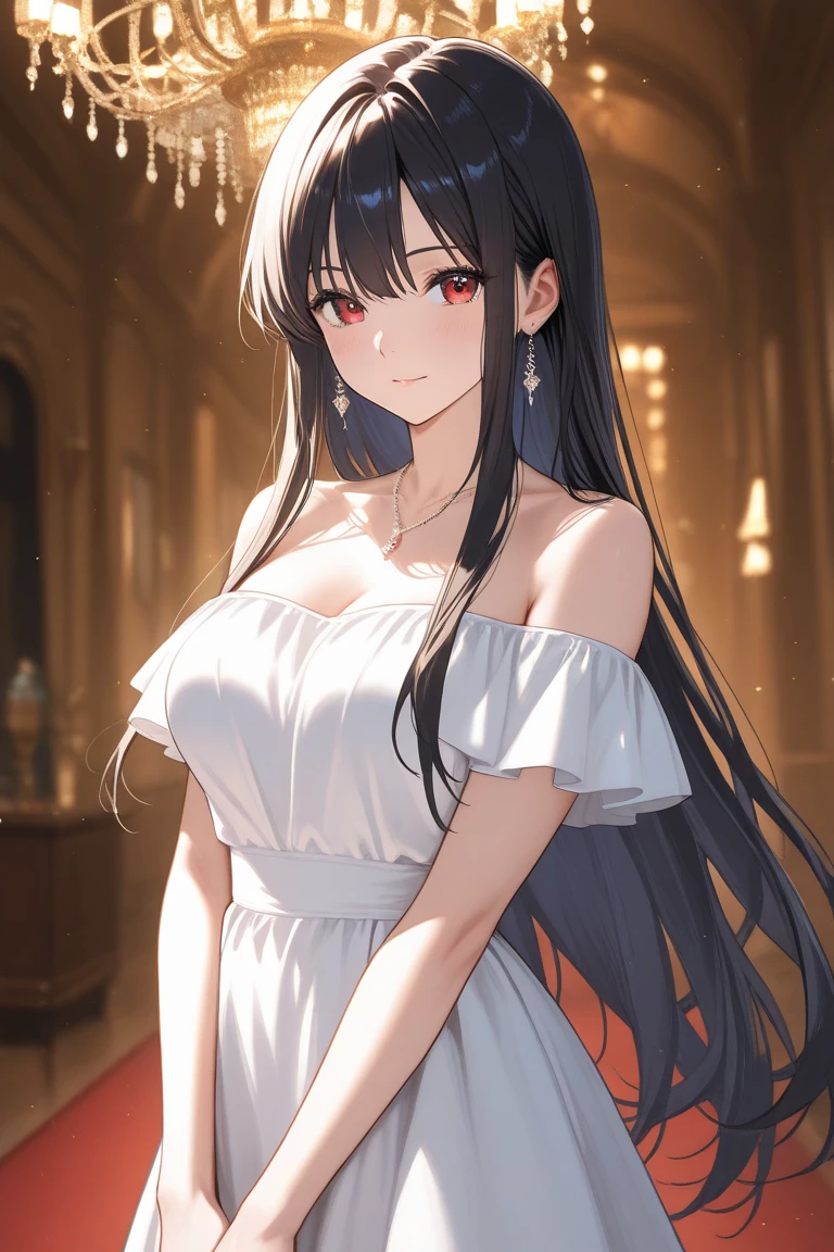 (((masterpiece))), (((best quality))), ((ultra-detailed)), (highly detailed CG illustration), Boa Hancock, (masterpiece:1.5), Detailed Photo, Sexy, (Best Quality: 1.4), (1girl), Beautiful Face, (black Hair, long Hair: 1.3), Beautiful Hairstyle, beautiful detail eyes, (realistic skin), beautiful skin, absurd, attractive, ultra high resolution, high definition, (sexually aroused:1.5), Pinkish white skin, cool white light, sexy pose, Beautiful , white background, pink soft white light, Wear a white dress, (bukkake:1.4), mature, 